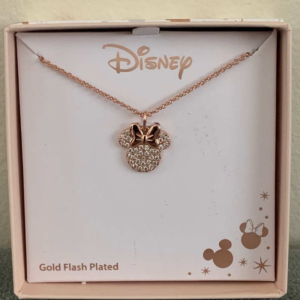Disney's Minnie RoseGoldFlash-PlatedCubic Zirconia - New